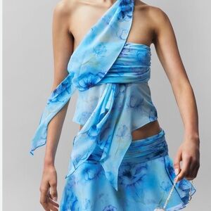 Danielle Guizio Top and Skirt Set